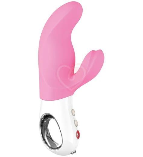 Вибратор со стимулятором клитора и точки G Fun Factory MiSS Bi нежно-розовый фото 1