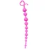 Длинные анальные бусы с сердечками ToDo Sweety розовые фото 1