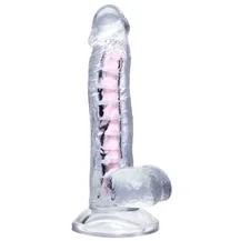 Гибкий фаллоимитатор A-Toys Paret прозрачный 18 см