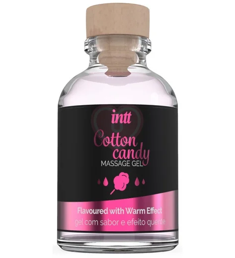 Разогревающий гель Intt Cotton Candy со вкусом сахарной ваты 30 мл фото 1