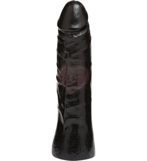 Насадка фаллоимитатор Vac-U-Lock CodeBlack Thin Dong 18 см черная фото 1