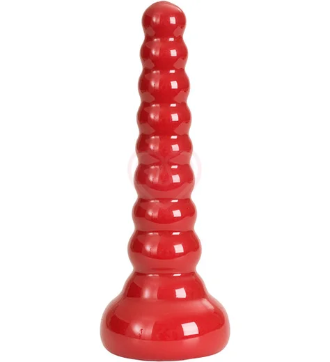 Большая анальная елочка Red Boy Anal Wand Butt Plug красная фото 1