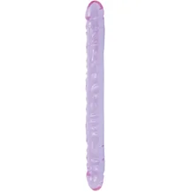 Двухсторонний фаллоимитатор Crystal Jellies 45 см фиолетовый