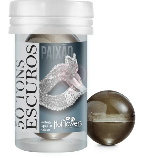 Масляный лубрикант в шариках Hot Ball 50 Tons Passion с разогревающим эффектом фото 1