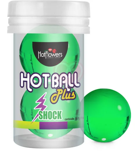 Силиконовый лубрикант в шариках Hot Ball Plus с покалывающим эффектом фото 1