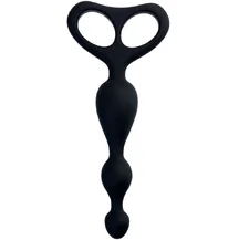 Анальная ёлочка Popo Pleasure by Toyfa Aquilae черная