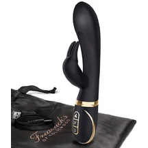 Вибратор-кролик с нагревом Fredericks чёрный