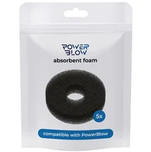 Комплект впитывающих насадок к мастурбатору Kiiroo Powerblow Absorbent Foam 5 шт чёрные