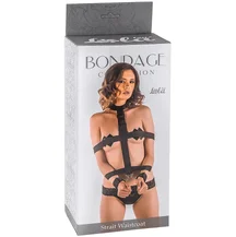 Комплект для бондажа Смирительная рубашка Strait Waistcoat Plus Size черный