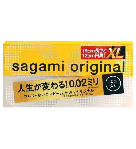 Ультратонкие презервативы Sagami Original 002 XL-size Extra Large 12 штук фото 1