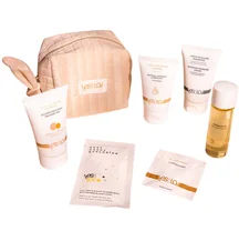 Набор косметики YesforLov La Trousse Enchantee с бежевой косметичкой