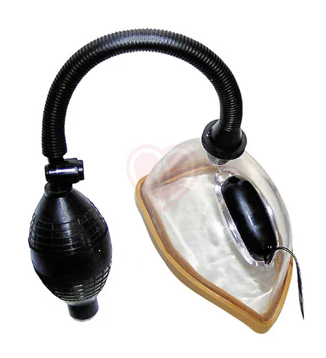 Вакуумная женская помпа с вибрацией Vagina Vibrating Sucker фото 1