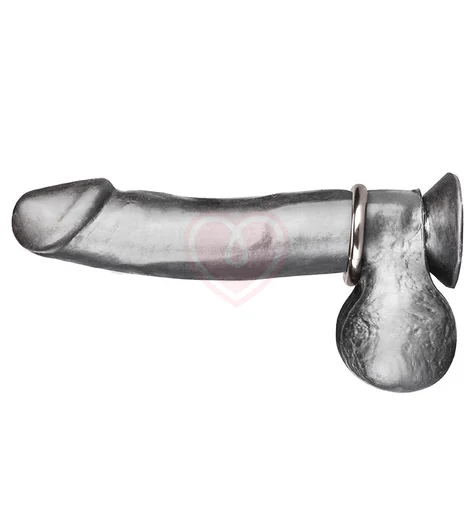 Стальное эрекционное кольцо Stell Cock Ring диаметр 4,8 см фото 1