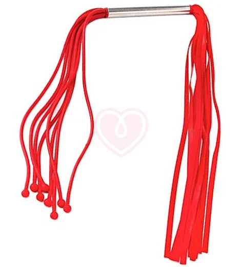 Двусторонняя латексная плеть красная фото 1