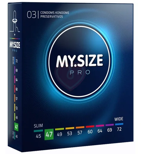 Уменьшенные презервативы MY.SIZE №47 3 шт фото 1