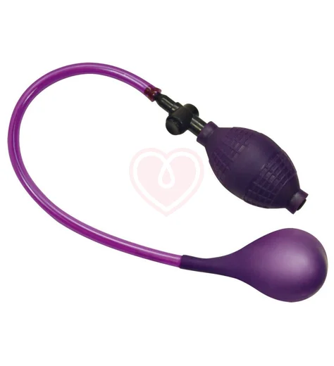 Надувная анальная пробка Bad Kitty фиолетовая фото 1