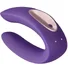 Вибромассажёр для пар Partner Double Plus фиолетовый фото 1