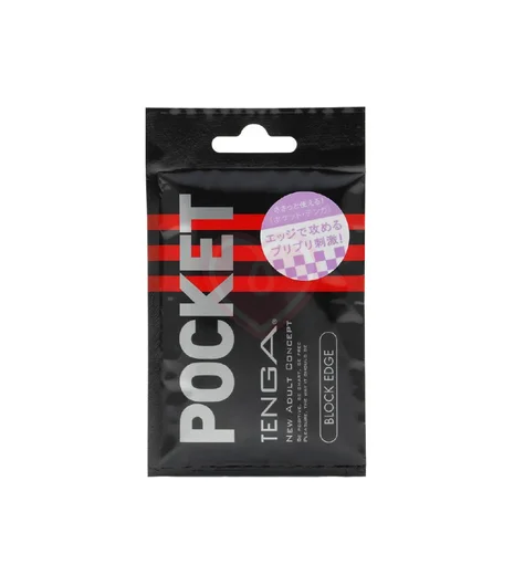 Мастурбатор Tenga Pocket Block Edge фото 1