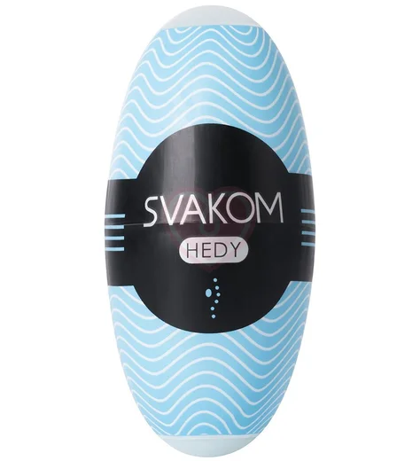 Нежный мастурбатор Svakom Hedy голубой фото 4