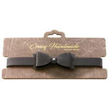 Кожаный чокер-бабочка Crazy Handmade