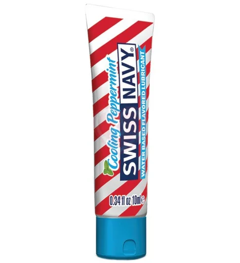 Съедобный лубрикант Swiss Navy Cooling Pepermint со вкусом Мята 10 мл фото 1