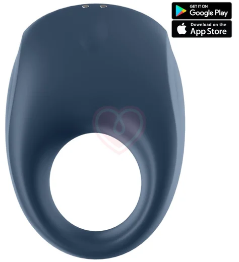 Эрекционное виброкольцо с приложением Satisfyer Strong One фото 1