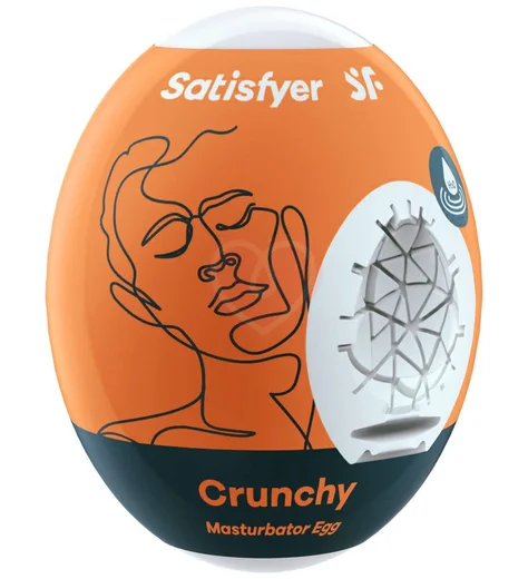 Мини-мастурбатор Satisfyer Masturbator Egg Crunchy фото 1