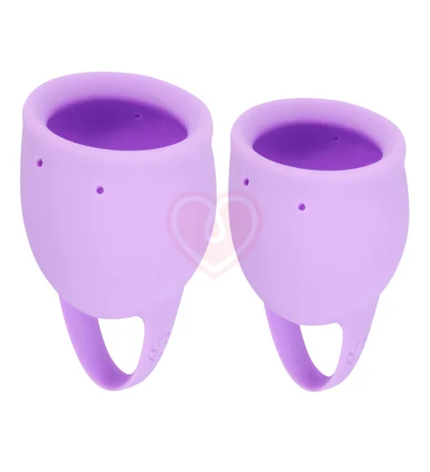 Набор из 2 менструальных чаш Lola Natural Wellness Orchid нежно-сиреневый фото 1