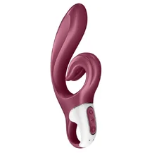 Вибратор с клиторальным стимулятором Satisfyer Love Me бордовый