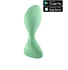Анальная вибропробка Satisfyer Trendsetter с приложением зеленая фото 1