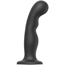 Фаллоимитатор с изгибом Strap-On-Me Dildo Plug P&G размер M 15 см черный