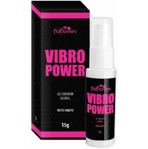 Жидкий вибратор для орального секса Vibro Power со вкусом тутти-фрутти 15 г