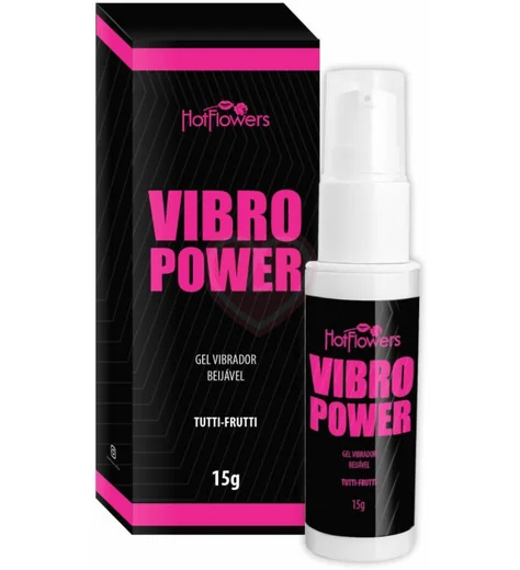 Жидкий вибратор для орального секса Vibro Power со вкусом тутти-фрутти 15 г фото 1