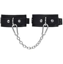 Мини-оковы на ноги со скругленными углами Pecado BDSM черные