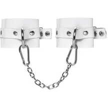 Оковы на ноги с люверсами Pecado BDSM белые