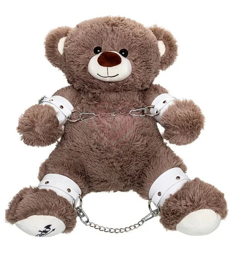БДСМ набор Медведь бурый из 3 предметов Pecado BDSM белый фото 1