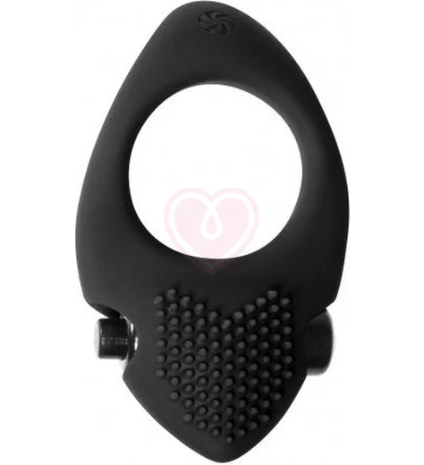 Эрекционное кольцо со съемной вибропулей Pure Passion Sunset чёрное фото 1