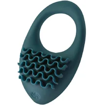 Эрекционное кольцо с вибрацией Pure Passion Stellar зелёное