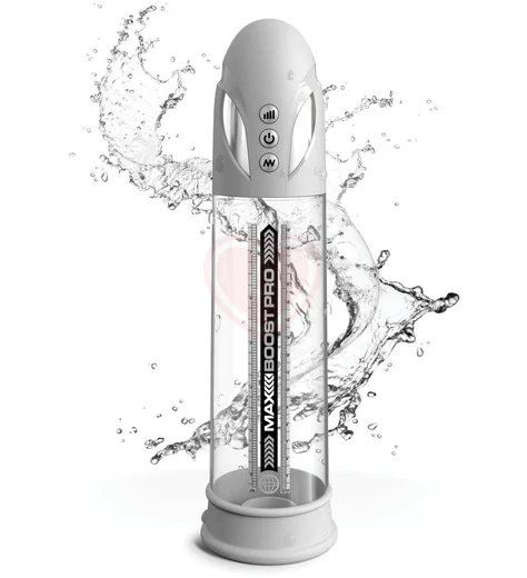 Мужская вакуумная помпа с режимом всасывания Max Boost Pro Flow белая фото 1