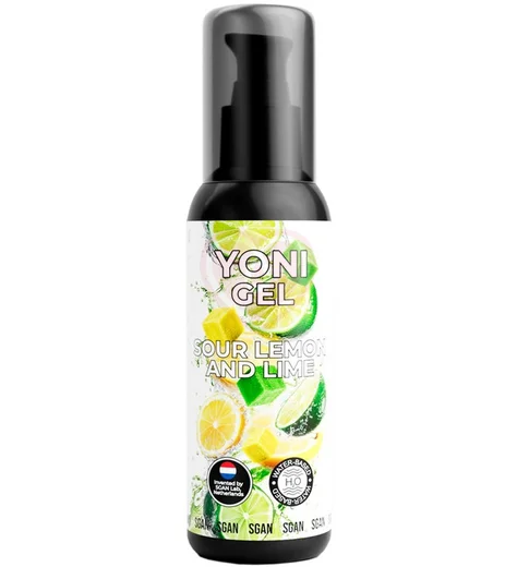 Лубрикант для орального секса Sgan Yoni Gel Лимон и лайм 100 мл фото 1