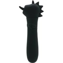 Вибропуля Unihorn Usb Wild Spirit со стимуляцией язычком чёрная