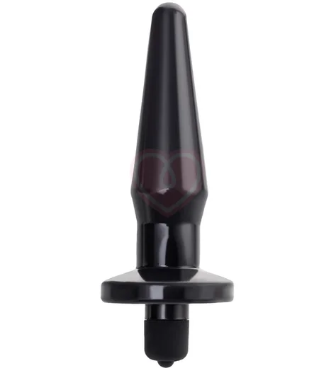 Анальная пробка с вибрацией Toyfa Popo Pleasure Lacerta чёрная фото 1