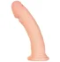Реалистичный вибратор на присоске с пультом RealStick Elite Kurt телесный фото 1
