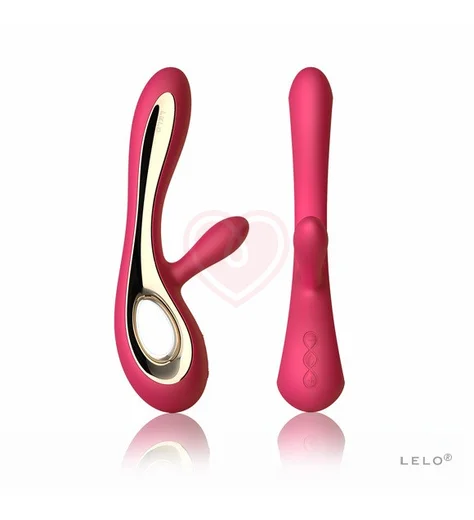 Вибратор с клиторальным стимулятором LELO Soraya розовый фото 5