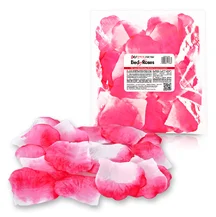 Лепестки роз Bed of Roses бело-розовые