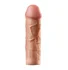 Удлиняющая и утолщающая насадка для пениса Mega Extension 20 см телесная фото 1