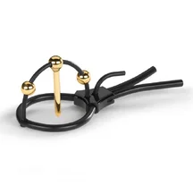 Кольцо на головку Mystim Plunging Pete со стимуляцией уретры