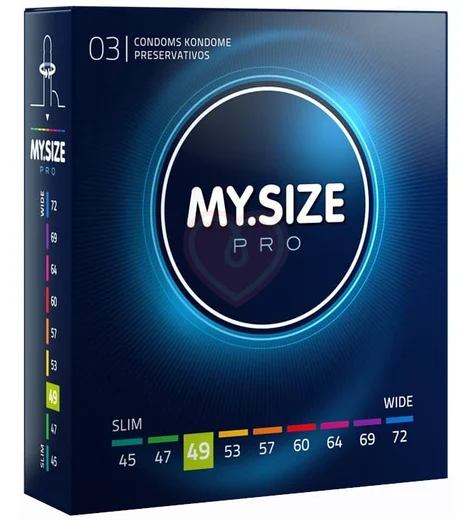 Уменьшенные презервативы MY.SIZE №49 3 шт фото 1