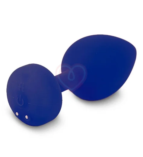 Анальная пробка с вибрацией Gvibe Gplug S малая синяя фото 1