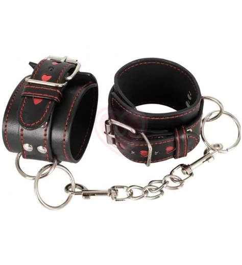 Наручники с сердцами на цепочке Bad Kitty Cuffs фото 1